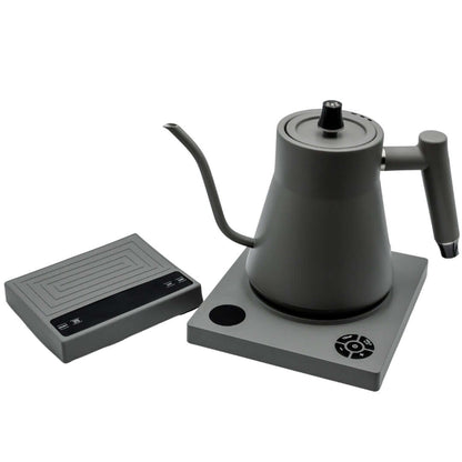 artisan barista kettle and scale bundle charcoal